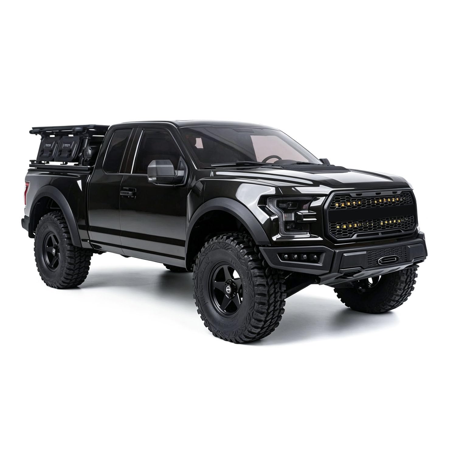 TOUCAN RC HOBBY Traction Hobby 1/8 F150 Bürstenloses elektrisches Off-Road-Auto RC Pickup Allradantrieb 2-Gang-Diff Lock LED-Lichtsystem Modell