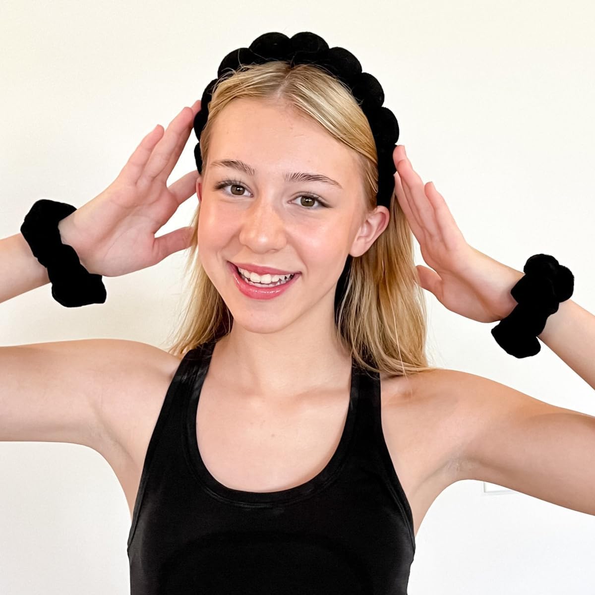 JICOOT Headbands for Women, Headband, Spa Headband, Makeup Headband, Headband for Washing Face, Wrist Bands to Wash Face, Skincare Headband for Makeup, Washing Face, Facial Mask, Spa - Multicolor 4