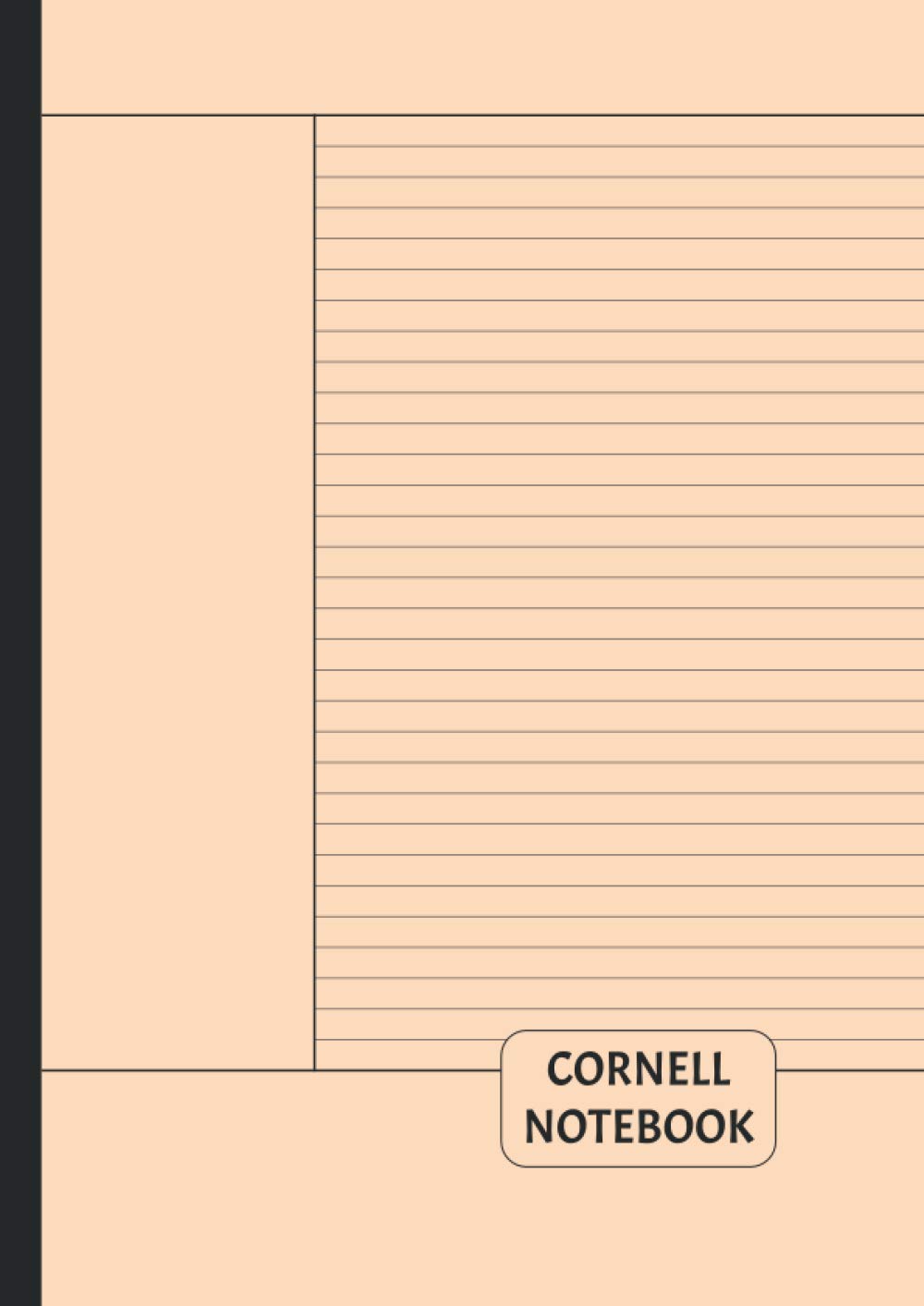 Cornell Notebook: A4 College Ruled Composition Paper for Taking Notes - Cover 1