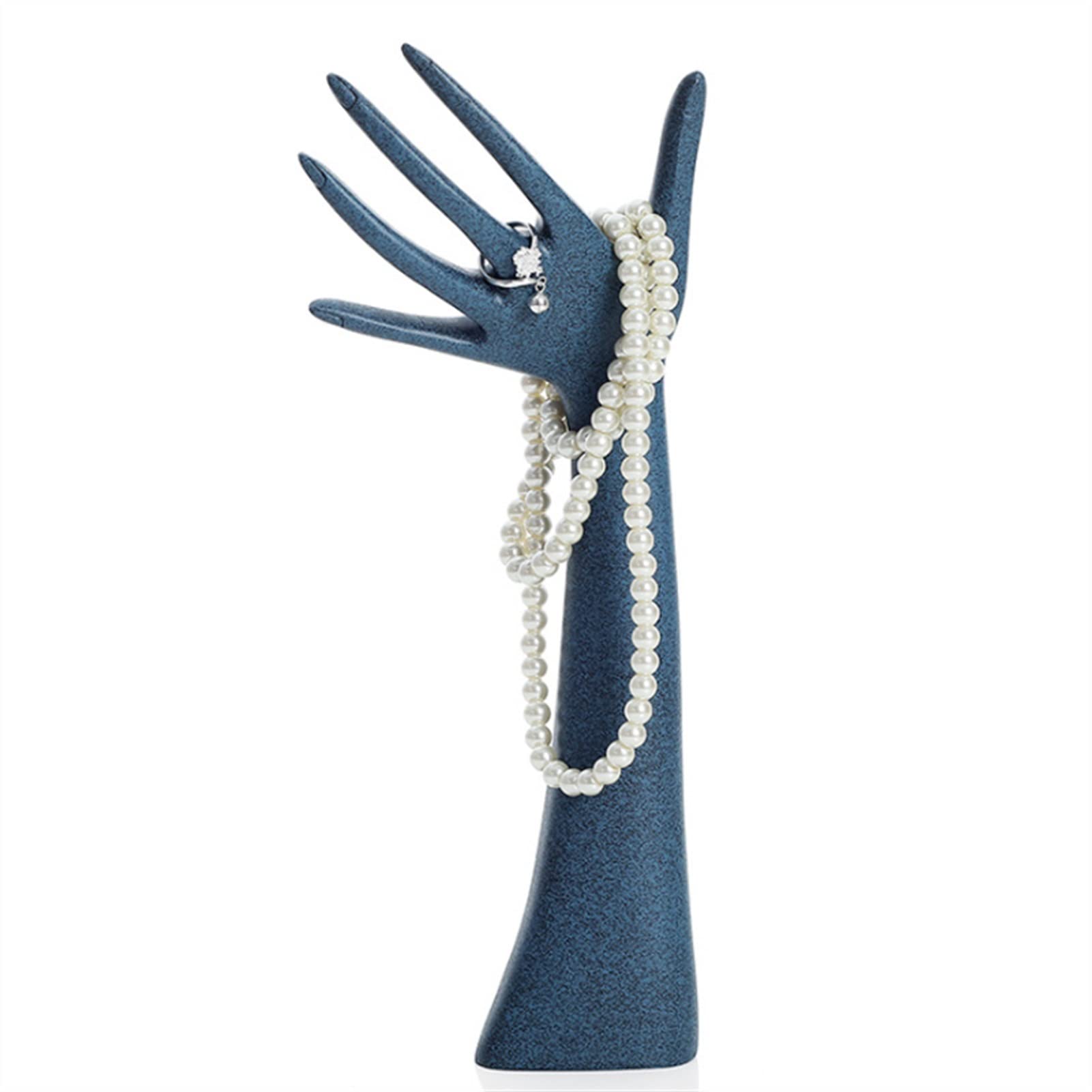 GAROEN Jewelry Display Stand Gesture Ring Display Stand Organizer Mannequin Resin Hand 3Colors Ring Necklace Bracelet Jewelry Display Stand Holder