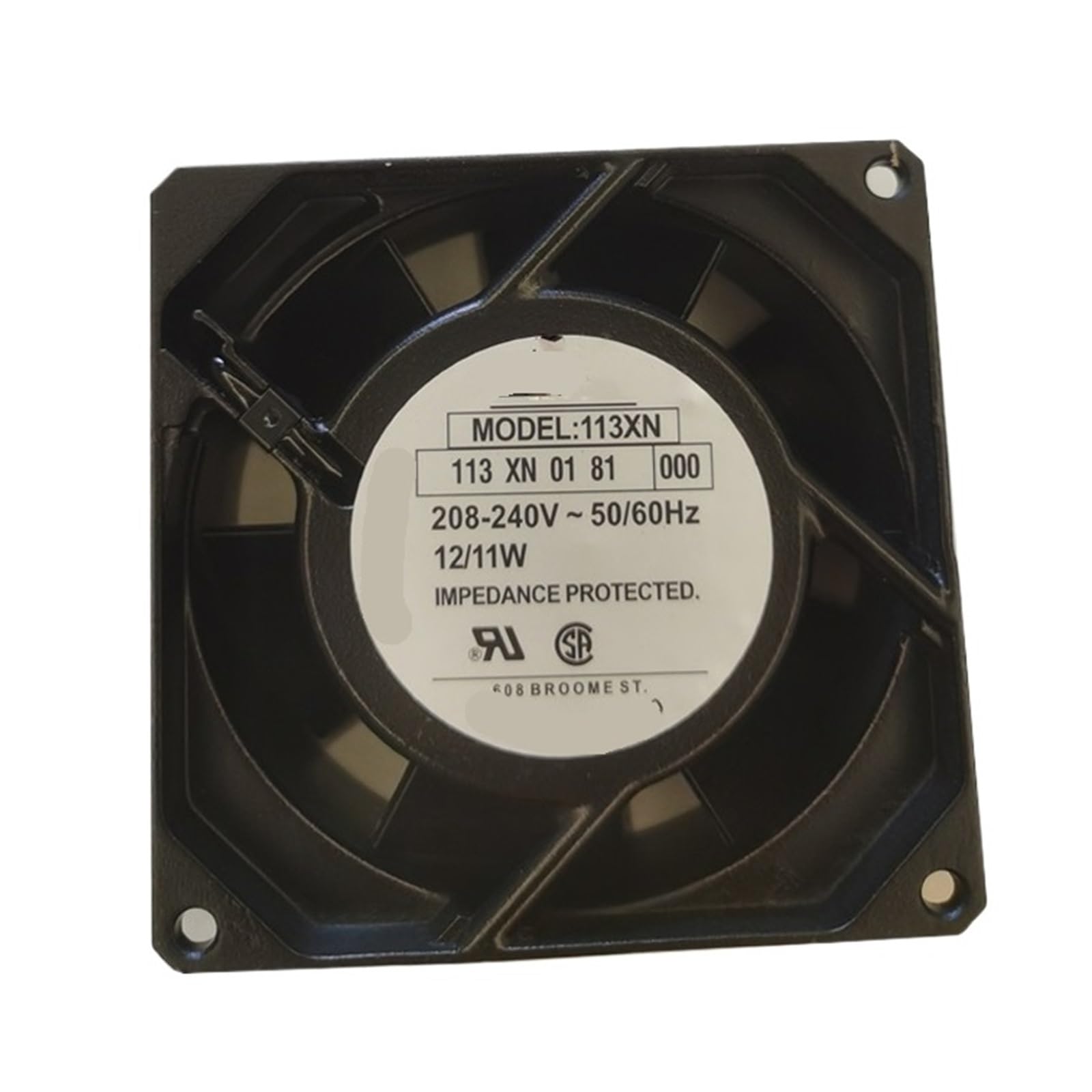 TSCFHGQI 92x92x38mm 113XN0181000 208-240V 12/11W 92mm AC cooling fan