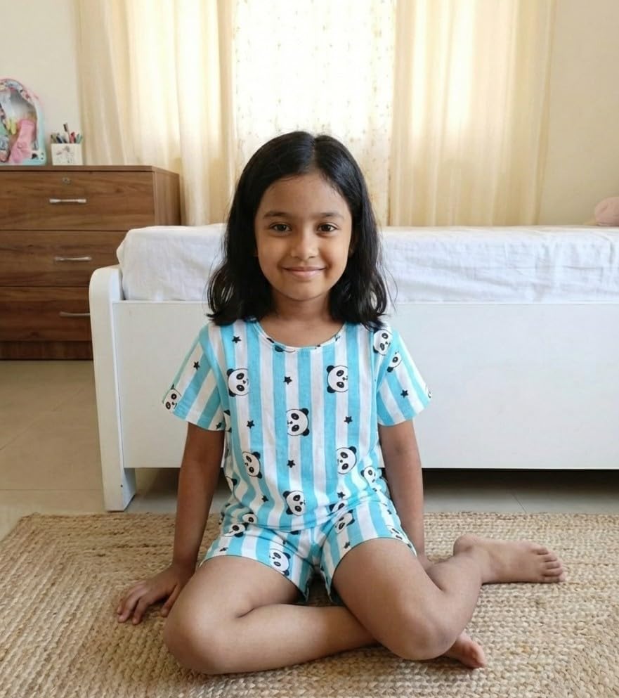 Image of Ninos Dreams Girls T Shirt with Shorts Set