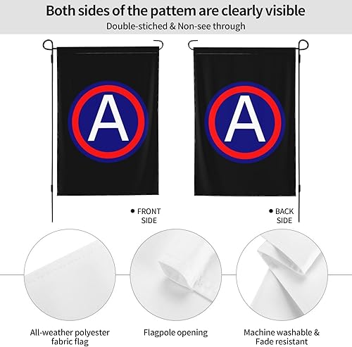 Miniatura 6 de United States Army Central CSIB Garden Flag 12.5"x18" Inch Double Sided Garden Flags Home Lawn Outdoor Decor Flags Party Banner Welcome Flag