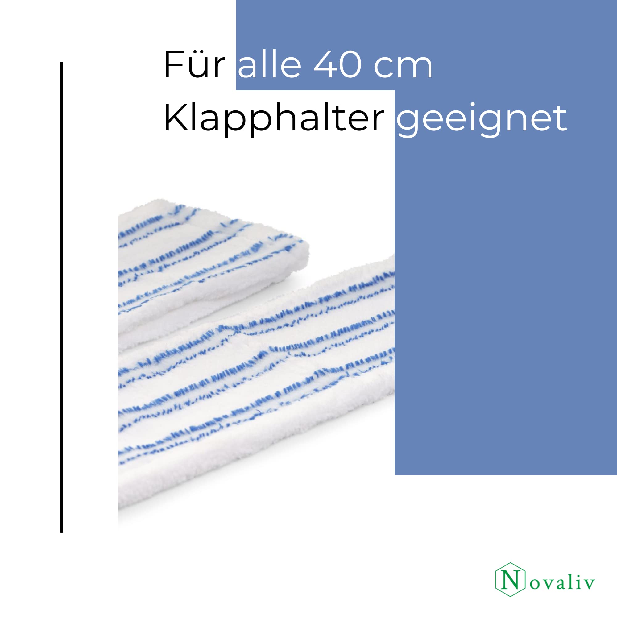 Housse De Balai Microfibre Réutilisable - Pour Nettoyage à Sec Ou Humide - Adaptable à La Plupart Des Balais - Enlève Poussière Et Poils D'animaux - 6