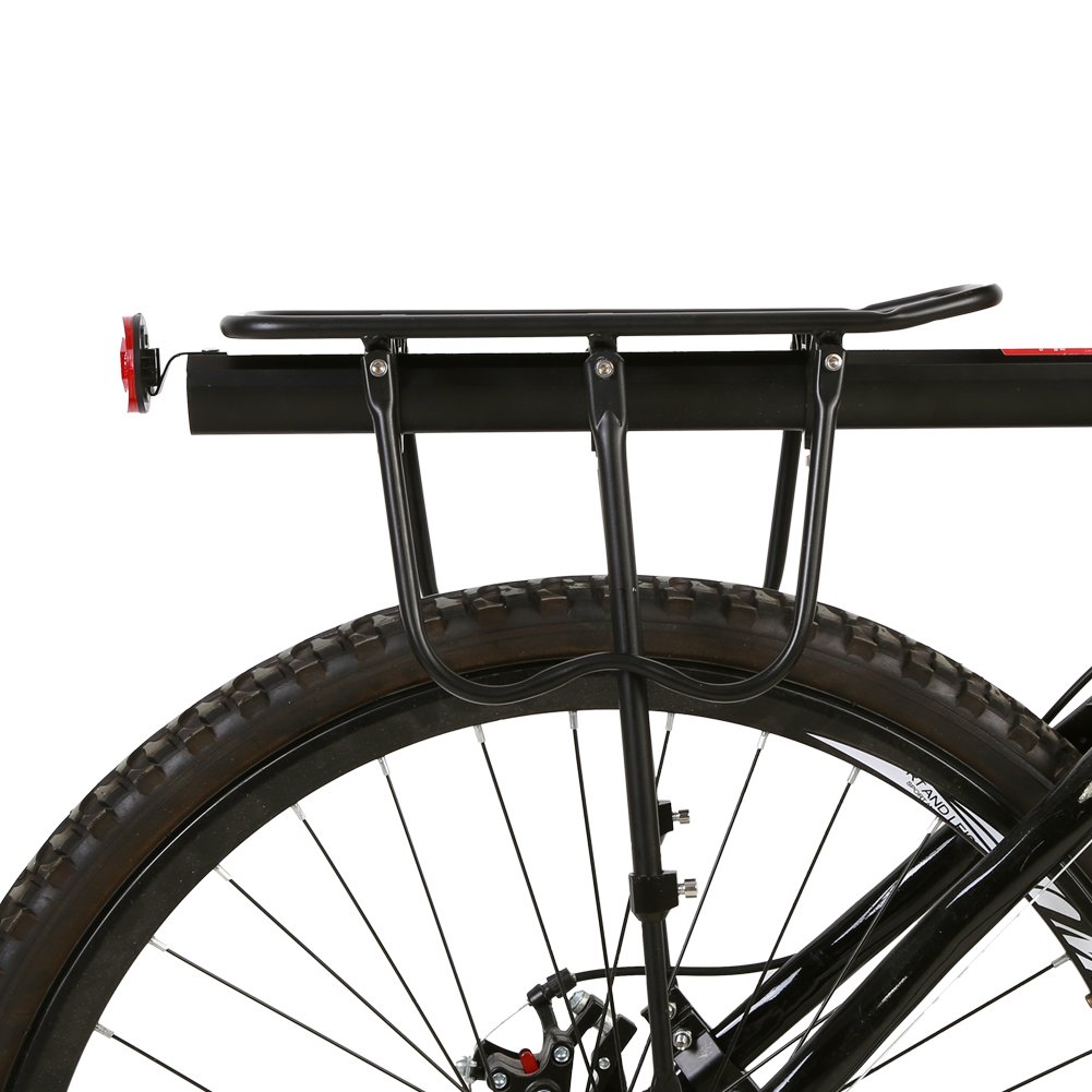 Bagażnik na siedzenie rowerowe, stop aluminium stojak na siodełko rowerowe regulowany bagażnik tylna półka akcesoria rowerowe do rowerów ładunku