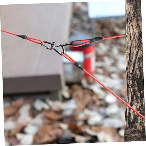 Miniatura 9 de Toddmomy 12 piezas de cuerda elástica para exteriores, cuerda multifuncional para tienda de campaña, cuerda para acampar al aire libre, patas de