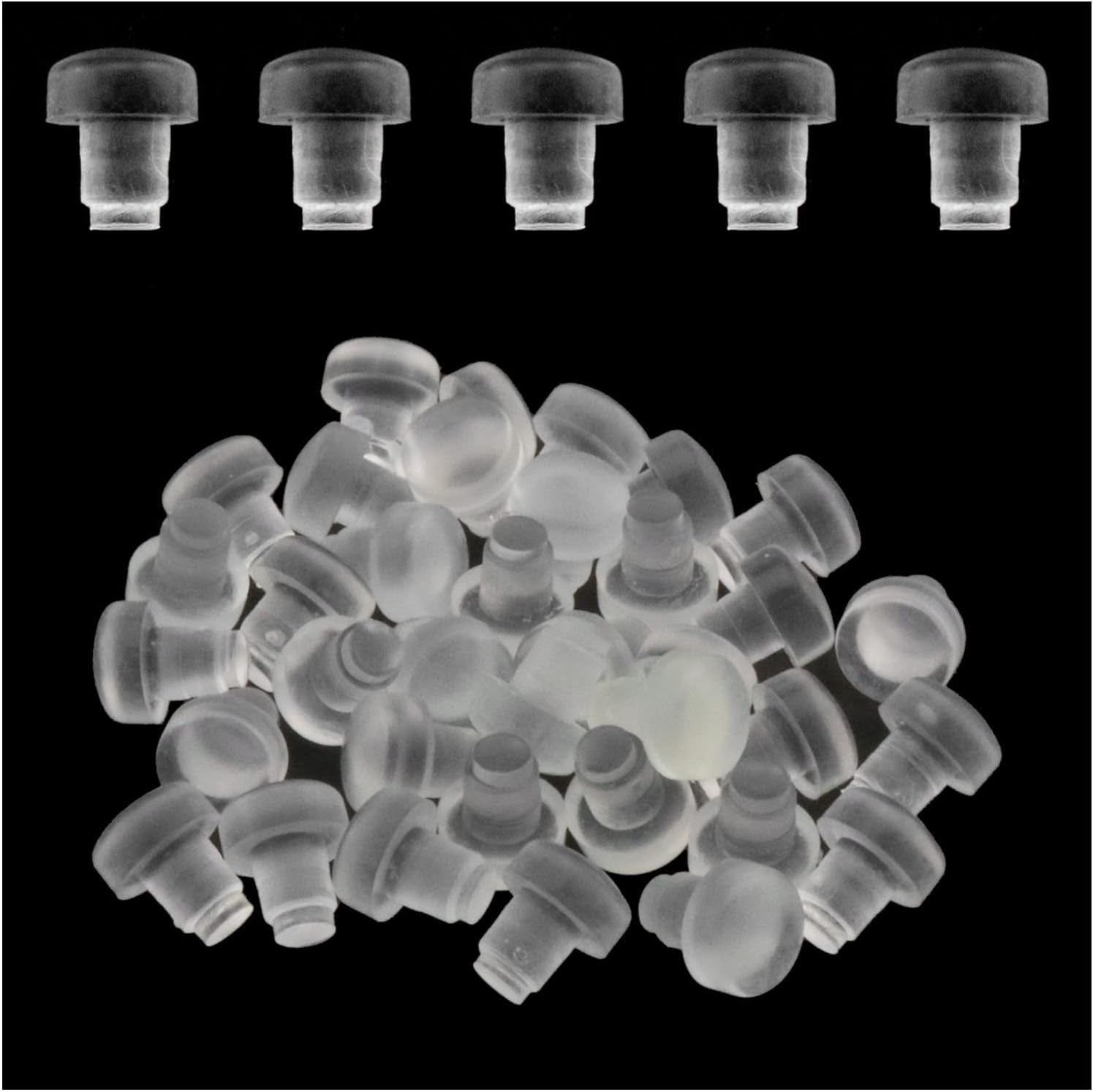 Glass Top Table Bumpers MEETOOT 40pcs Clear Furniture Table Chair Leg