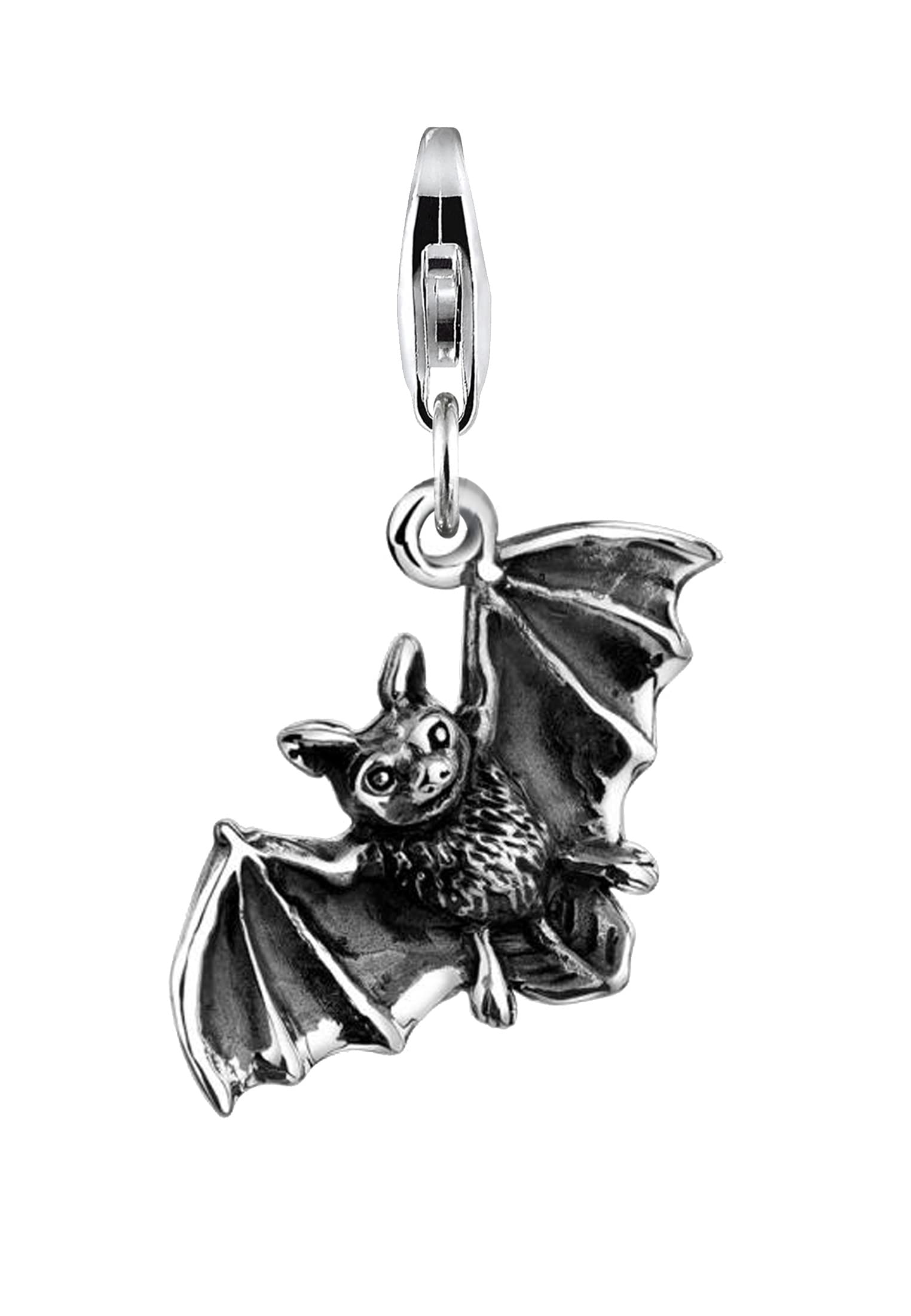 Nenalina plata charm colgante murciélago para collares y pulseras para mujer 713201-000