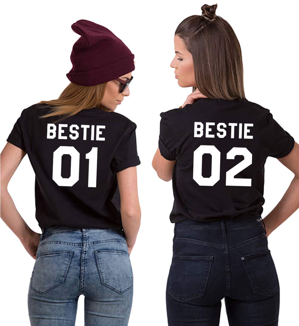 Soul CoupleBestie 01 Shirts Best Friends T-Shirts for 2 BFF Tees Matching Friends Shirts