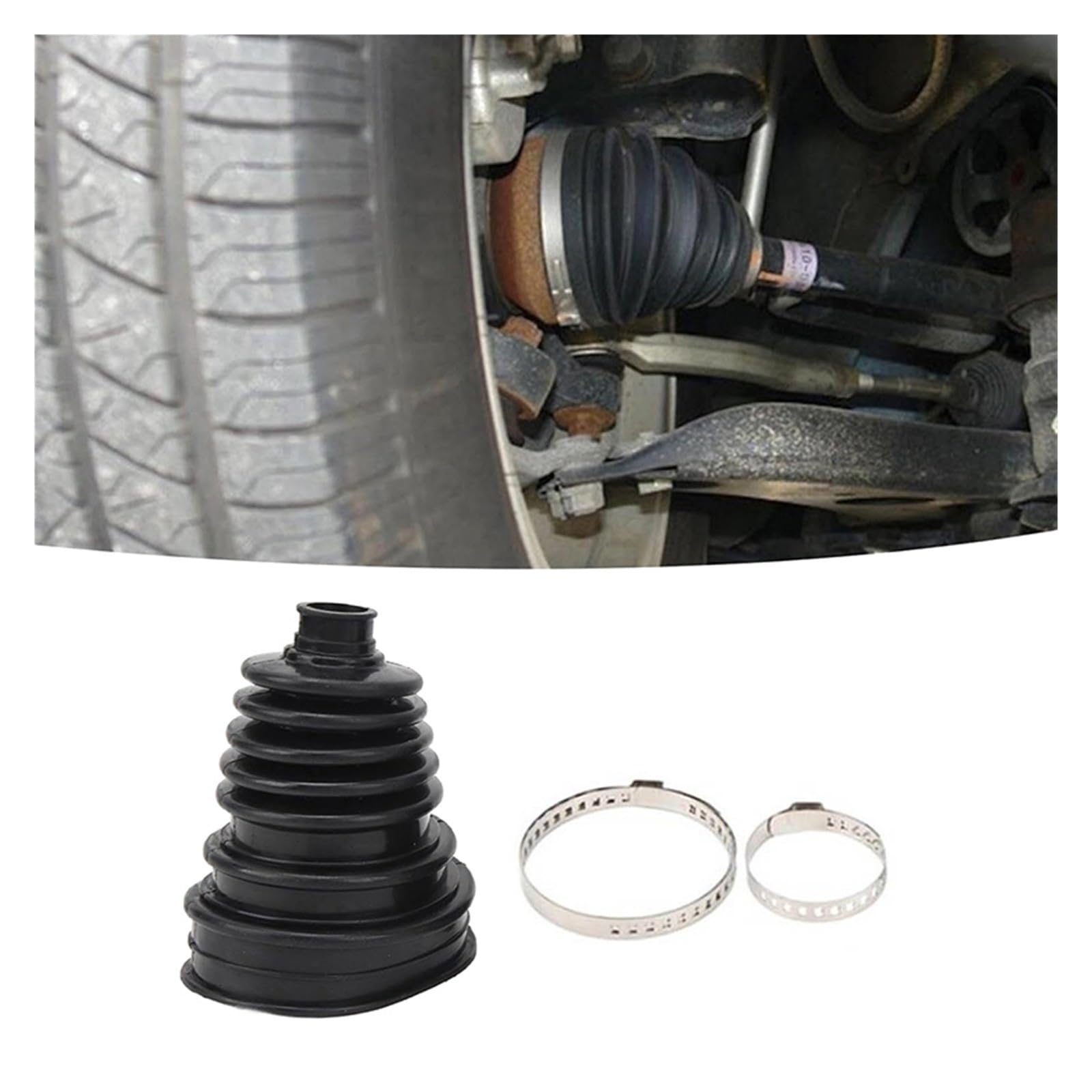 Kit Cuffia Per Giunto Omocinetico Per Auto - Copertura Antipolvere Universale A Velocità Costante Con Elasticità E Per Giunti Di Trasmissione giunti a velocità costante Split Trasmissione Giun