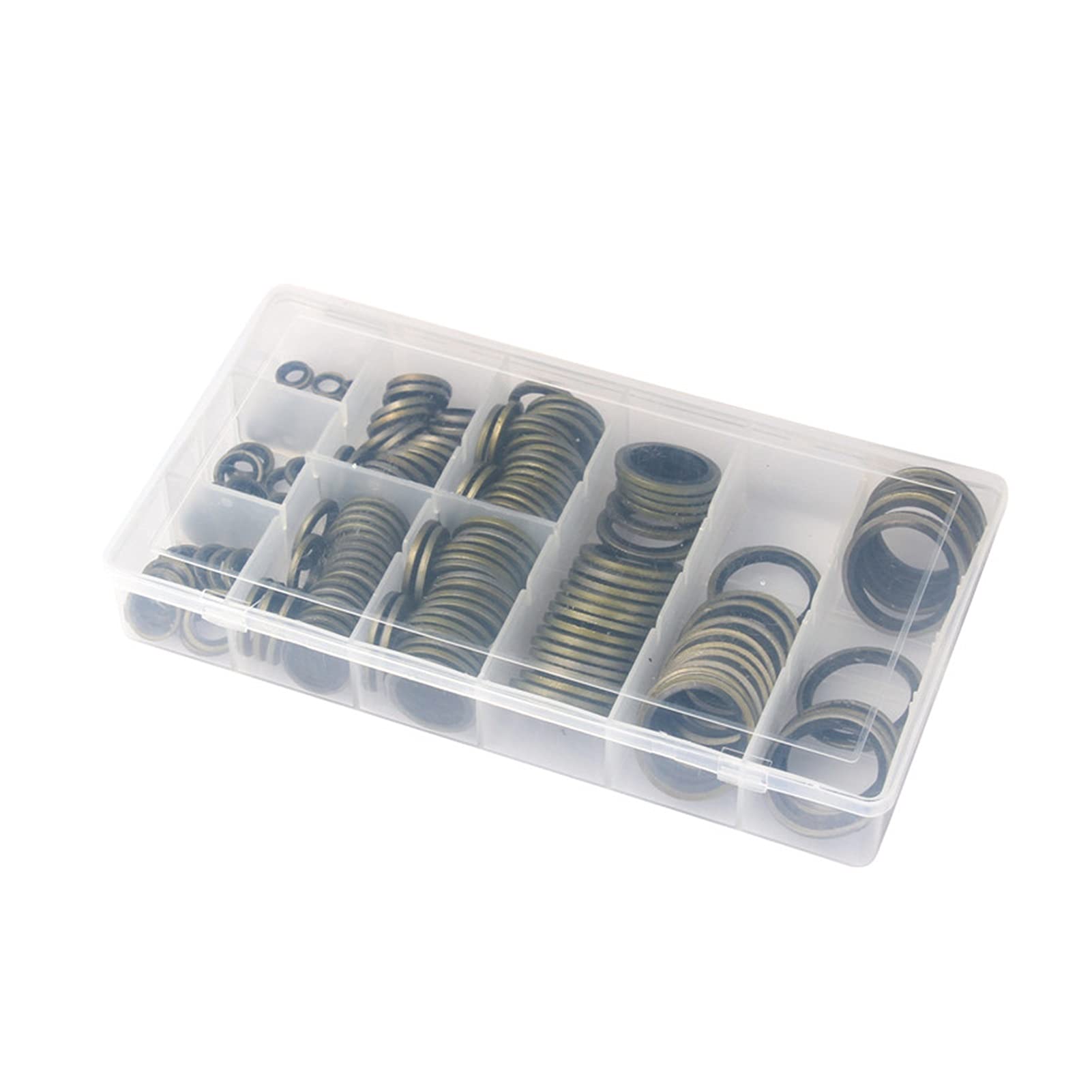 THua store 15. 0pcs M6-M24 Guarnizione di guarnizione for tubi idraulici ad alta pressione Guarnizione in gomma Guarnizione for tenuta a timpano ad alta temperatura Valvola conduttura ad alta temperat