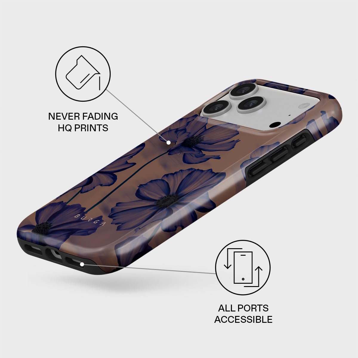 BURGA iPhone17Promax スマホケース　Vigilant Amazon.com: BURGA Unisex Phone Case for iPhone 17 ProMax – Dual