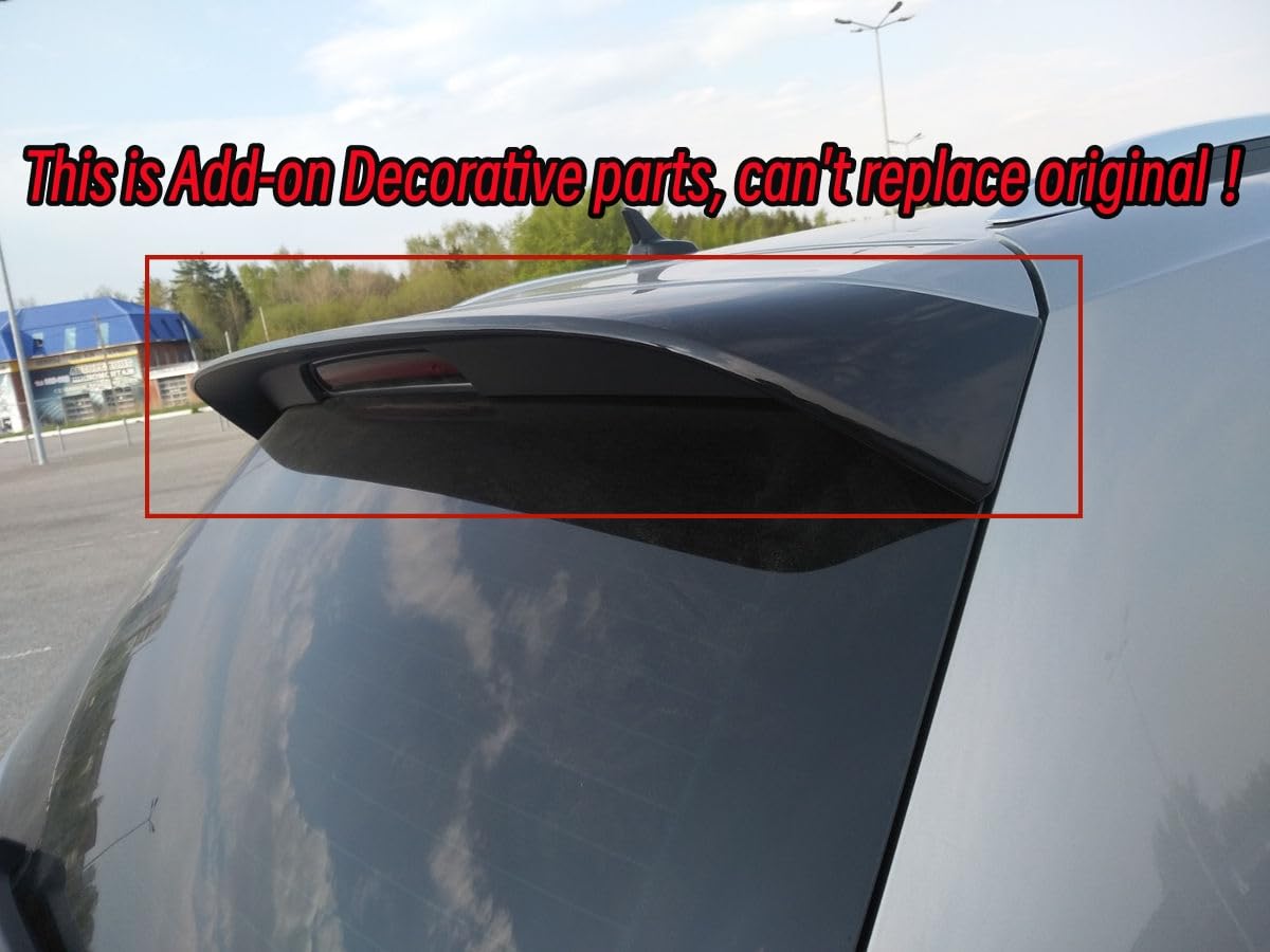 Spoiler per Il Tetto del portellone Posteriore Adatto per Volkswagen VW Tiguan S/SE/SEL MK2 2018-2024 Accessori per Kit Ala Stile R-Line Nero Lucido
