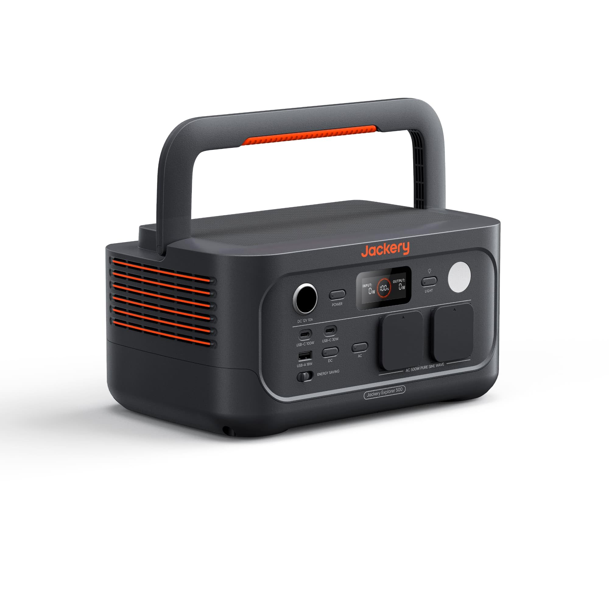Jackery Explorer 500v2 Station Électrique Portable, 512Wh/500W Batterie LFP (Max 1000W), UPS≤10ms, 2 CA & 2 PD USB-C, Charge Complète en 1.3h, Générateur Solaire pour Camping, Camping-car et Urgence