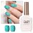 GAOY Blue Gel Nail Polish, 16ml Soak Off Gel Polish, UV Light Cure for Nail Art DIY Manicure at Home, 2455 Emerald Lake