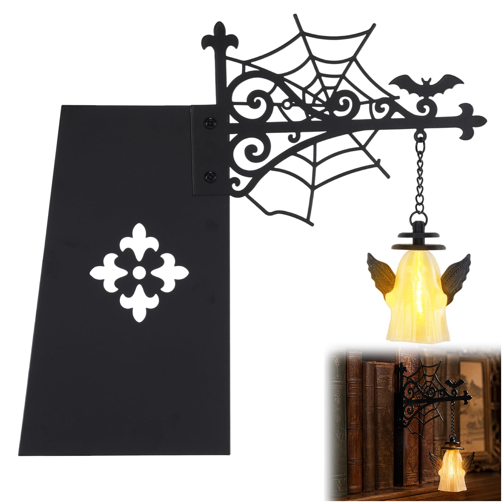 Library Lantern-Decorative Bookshelf Lighting, Mini Bookshelf Lamp
