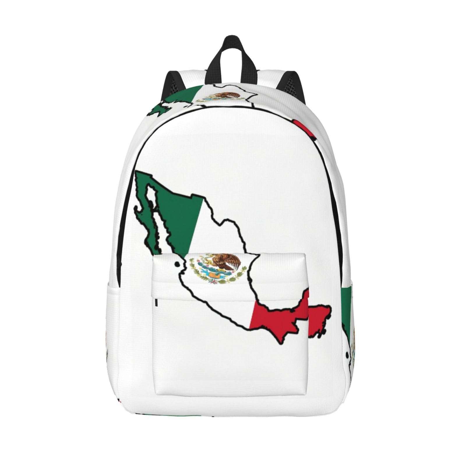 Mochila porta ordenador EdWal con estampado de mapa resistente al agua 8