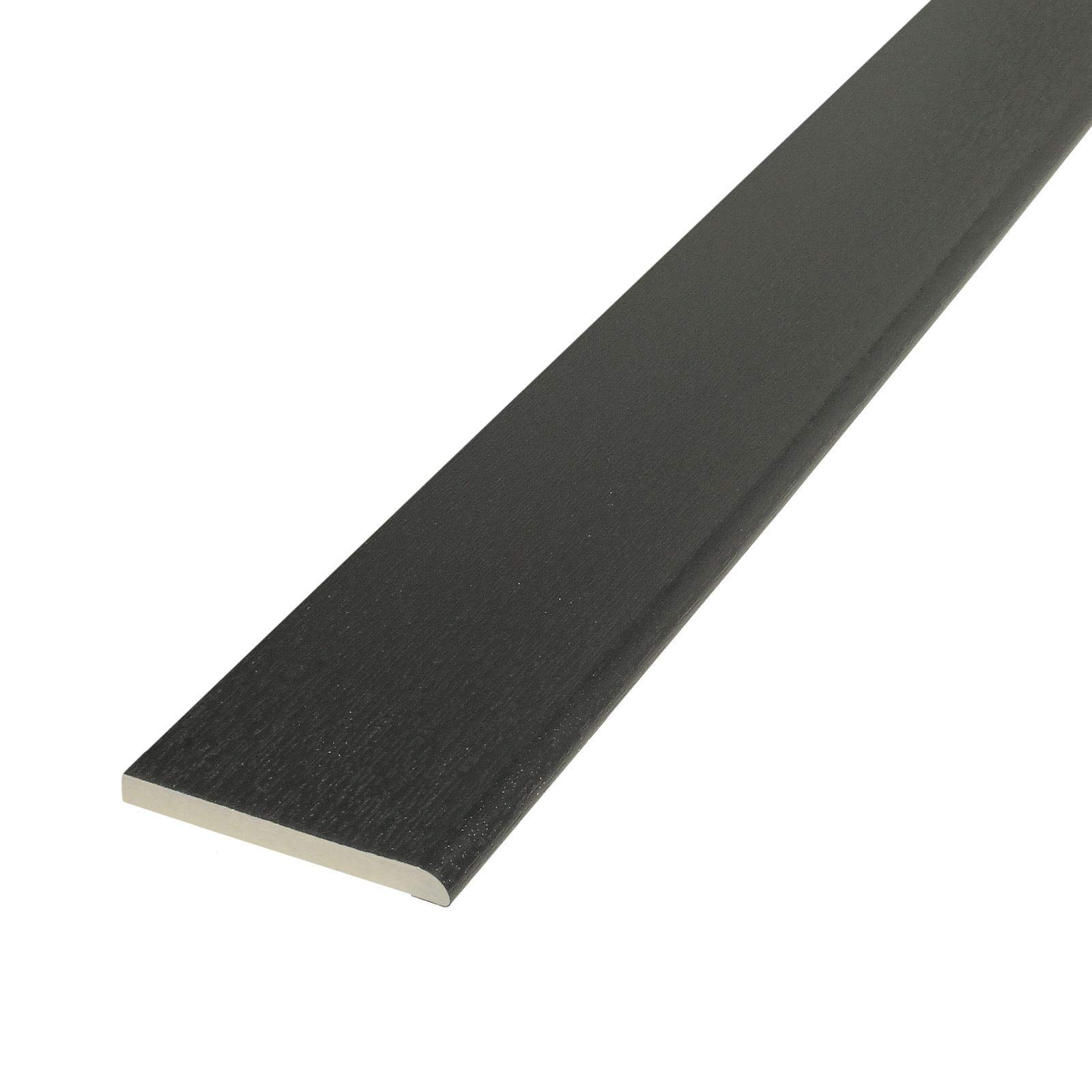 Pencil Round uPVC Architrave Trim (5m) - 65mm, Anthracite Grey (Grained)