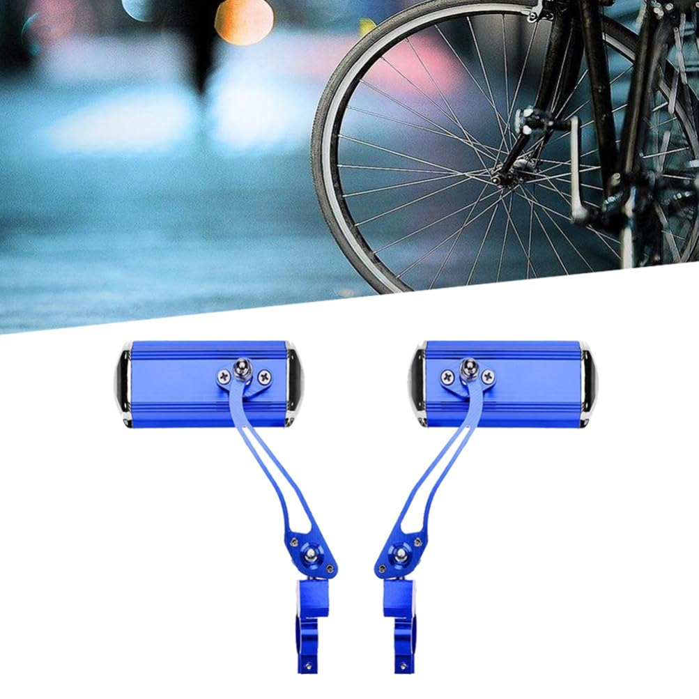 Specchietto Bici da Manubrio 360° Coppia in Lega di Alluminio