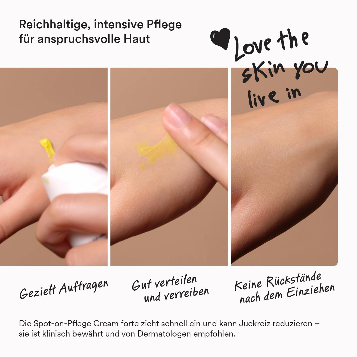 Cream forte | Reichhaltige Feuchtigkeitscreme für sehr trockene & empfindliche Haut | Gesichtscreme & Körpercreme | Mit Neem-Extrakt & NEEMAVERA® | Intensive Hautpflege | Moisturizer