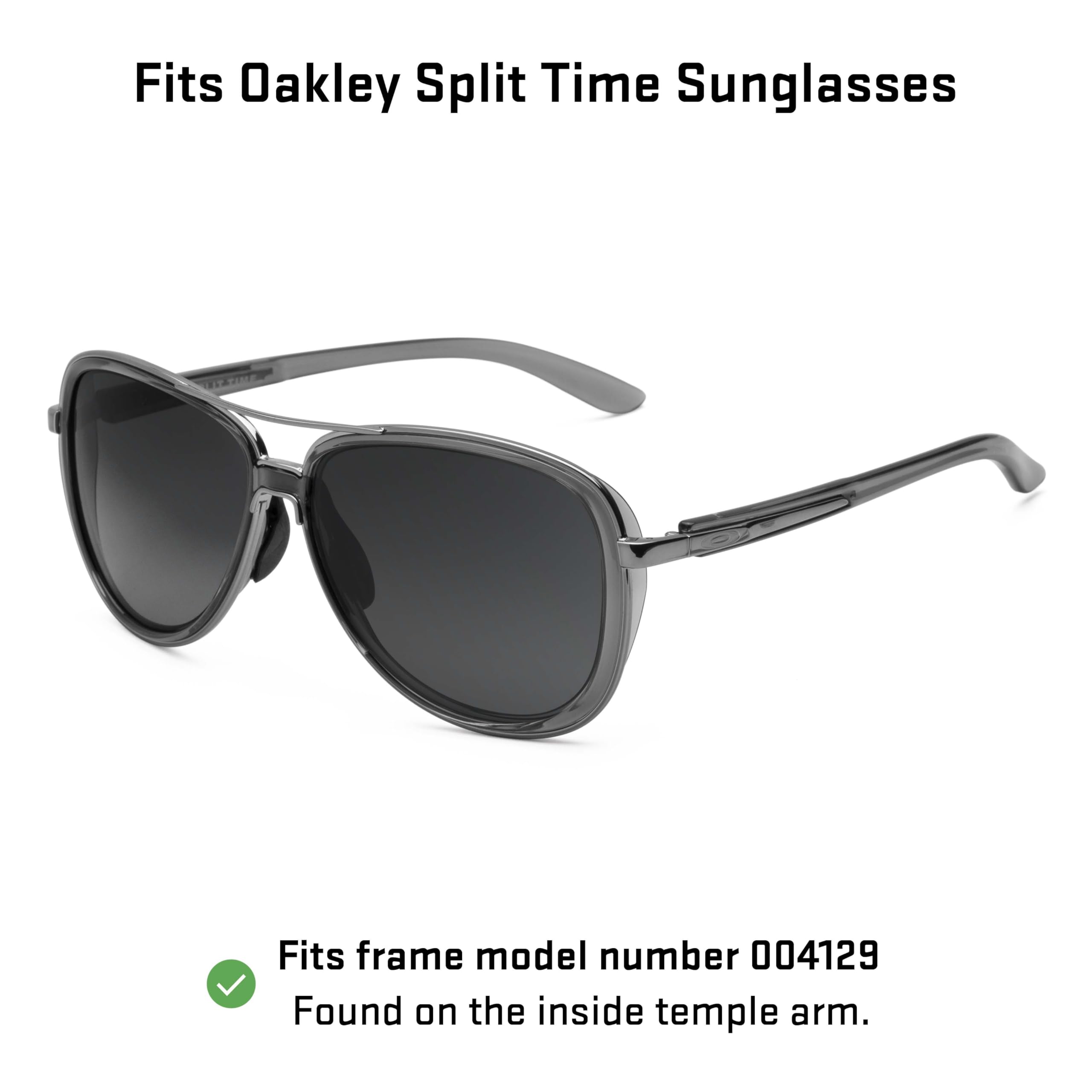 Revant Replacement Lenses Compatible With Oakley Split Time, Polarized, Dark Brown