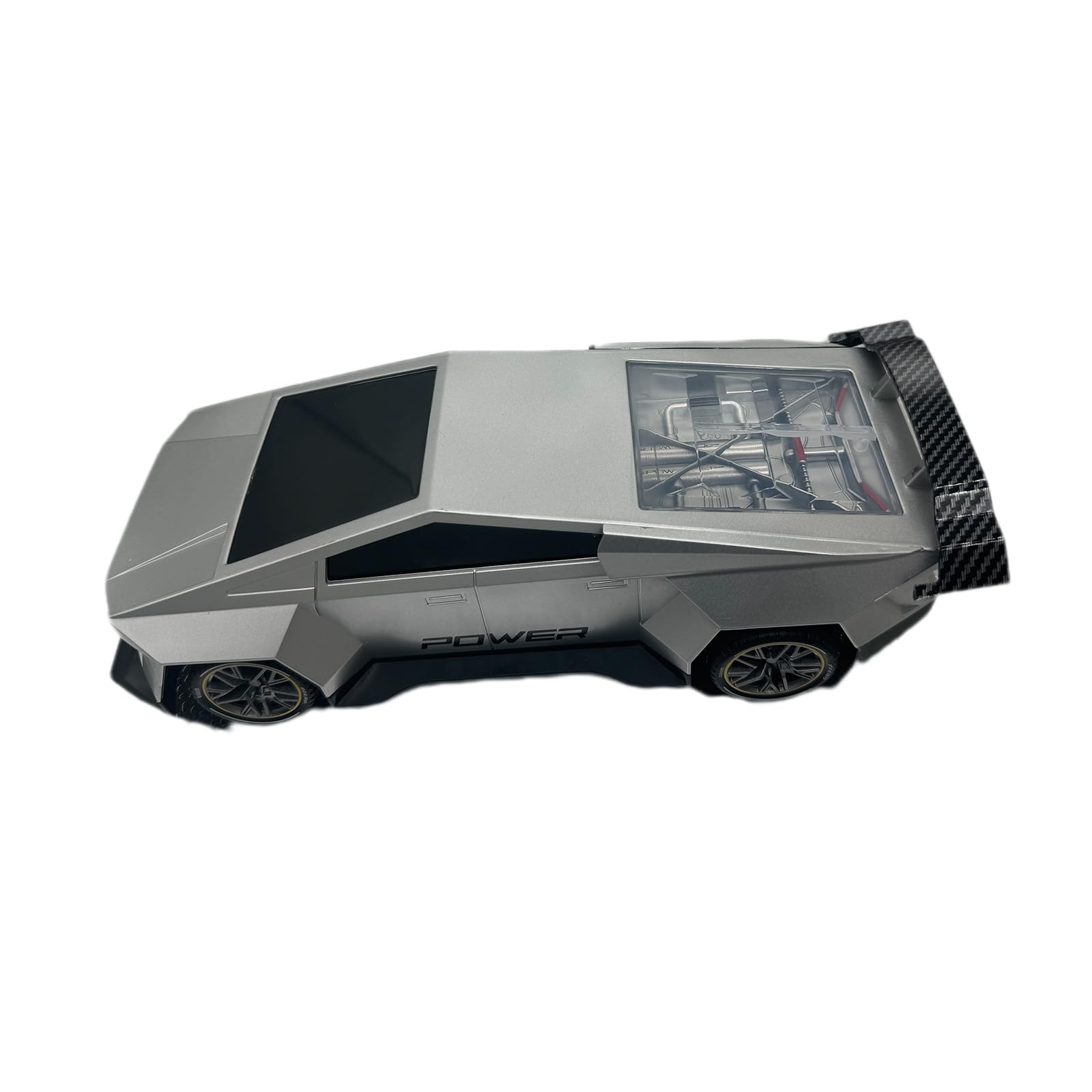 MoodLife Talking Cyber Truck Remote Control Car Interactive RC Car Toys with 4 Light Modes All Terrain RC