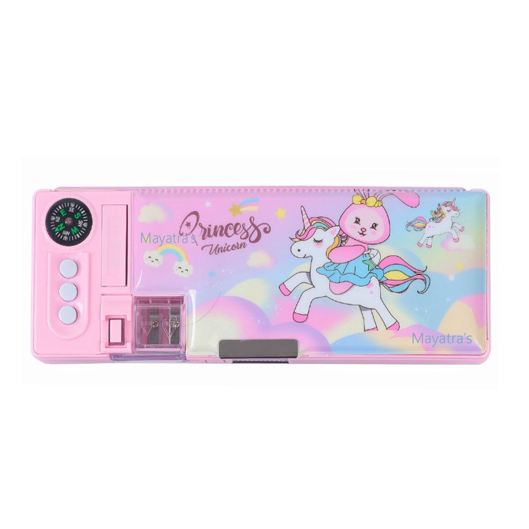 Mayatras Magnetic Pencil Case with Sharpener – Luxury Pencil Box for Kids – Stationary Organizer Pencil Box for Girls, Kids (Princess) (B0BLCMR9MP) Amazon Price History, Amazon Price Tracker
