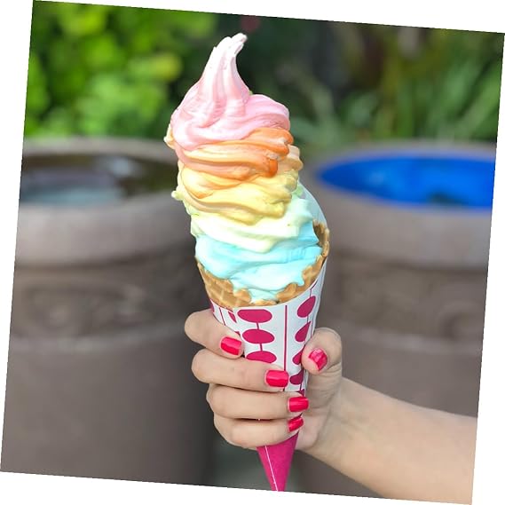 3pcs Ice Cream Cone Rollers Mold Set Made of Abs Material, Practical Kitchen DIY Accessories Round Shape and Burr-Free Design, for Homemade Ice Cream Cone Making