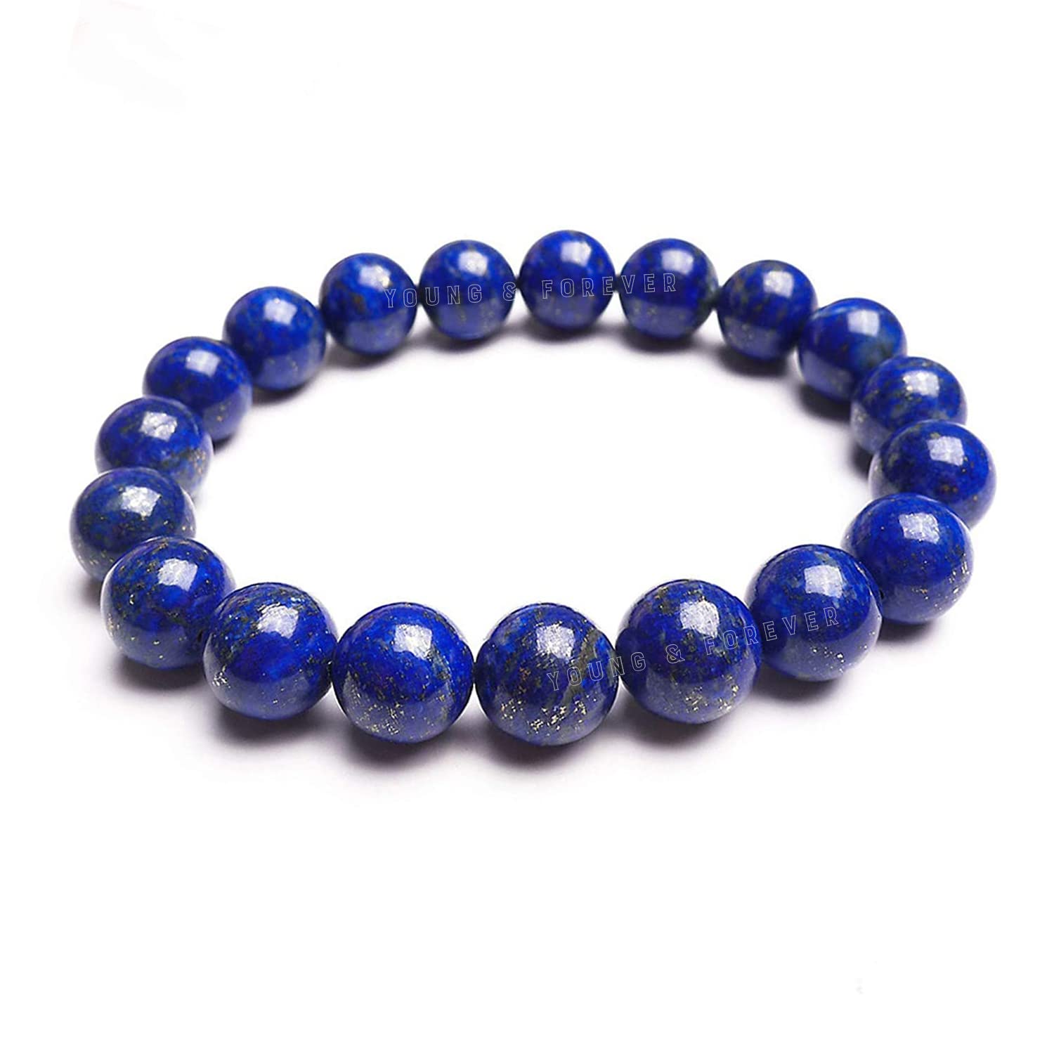 Young & Forever Gift Reiki Fengshui Natural Healing Crystal Beads Gemstones Triple Protection Lapis Lazuli Bracelet 10mm (B0B6PR5P7W) Amazon Price History, Amazon Price Tracker