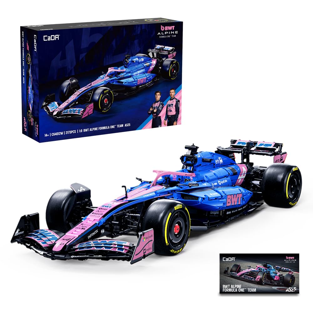 CaDA BWT Alpine A525 Formula 1 Car model with dimensions