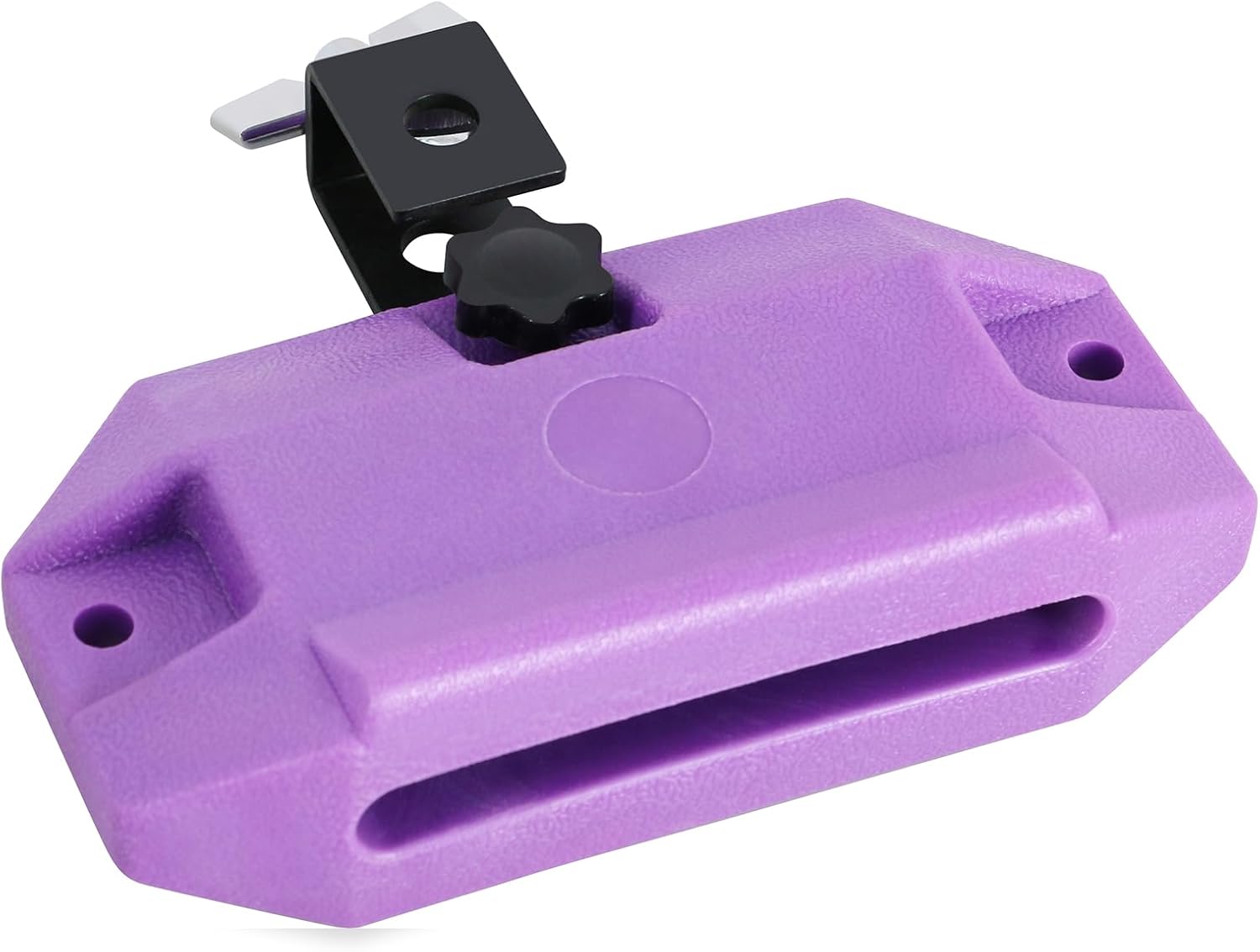 ranmig jam block medium pitch jam block percussion 5.9 inch jam blocks plastic musical percussion block,percussion instrument kit for latin, jazz, rock, and pop,jam blocks for drums (purple)