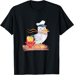 Graceful Seagull In Flight Coastal Life T-Shirt
