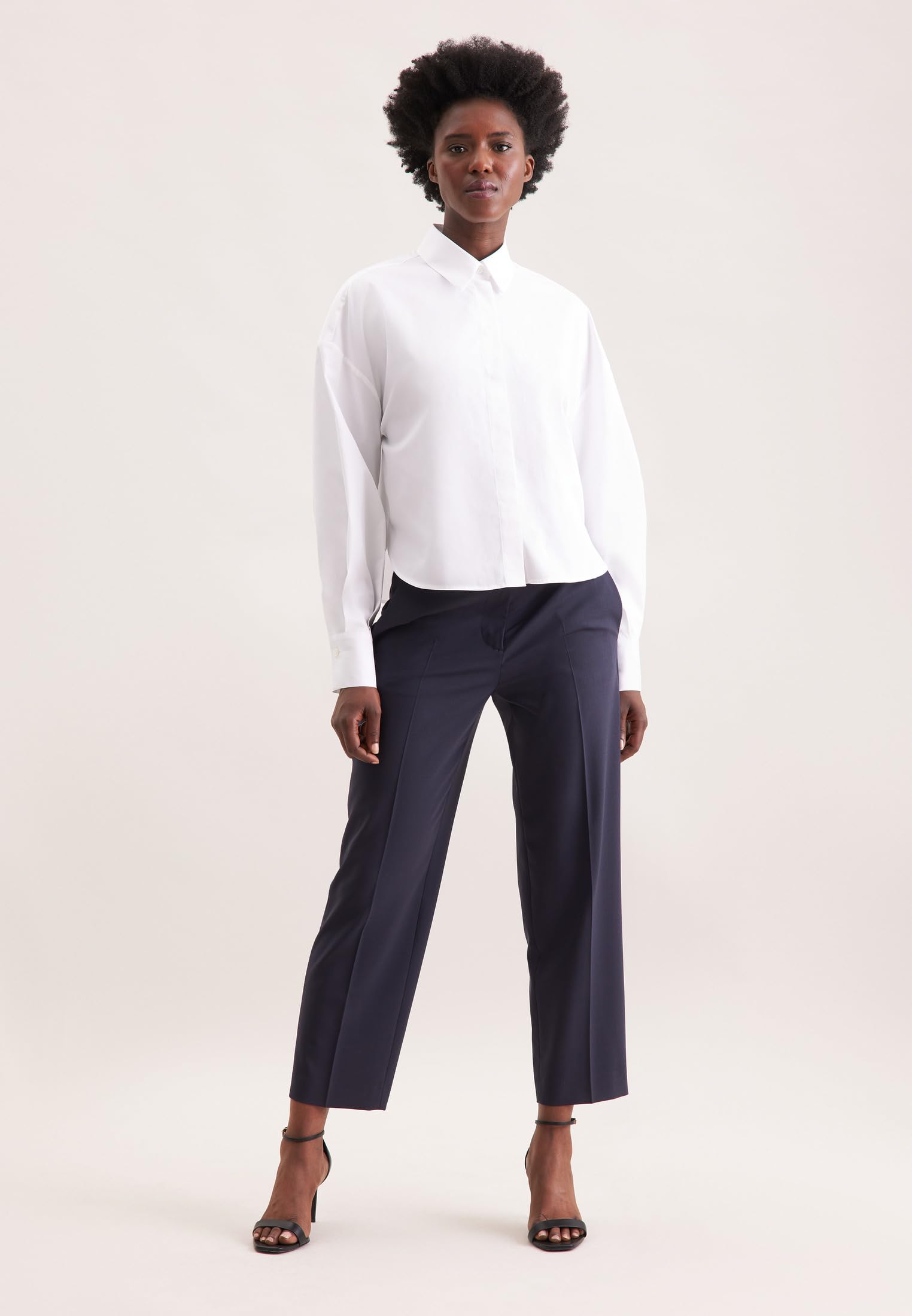 Seidensticker Damen Oversized Fit Langarm Hemdbluse Bluse