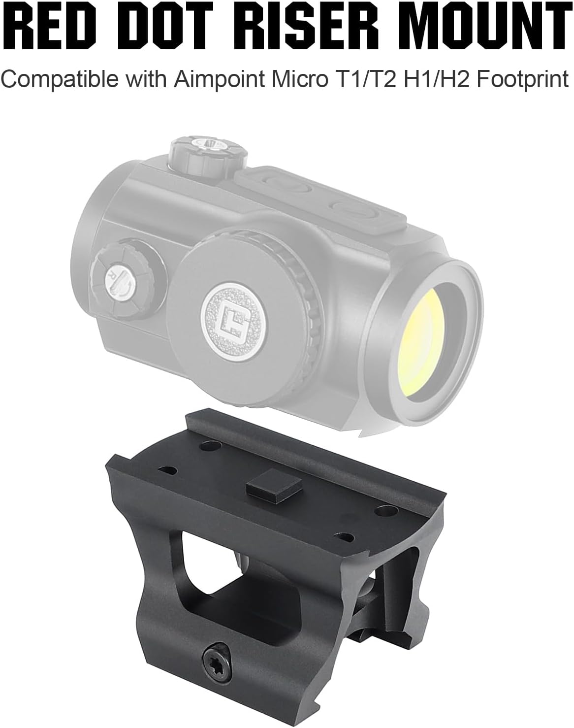 ohhunt Red Dot Adapter Riser Mount Picatinny