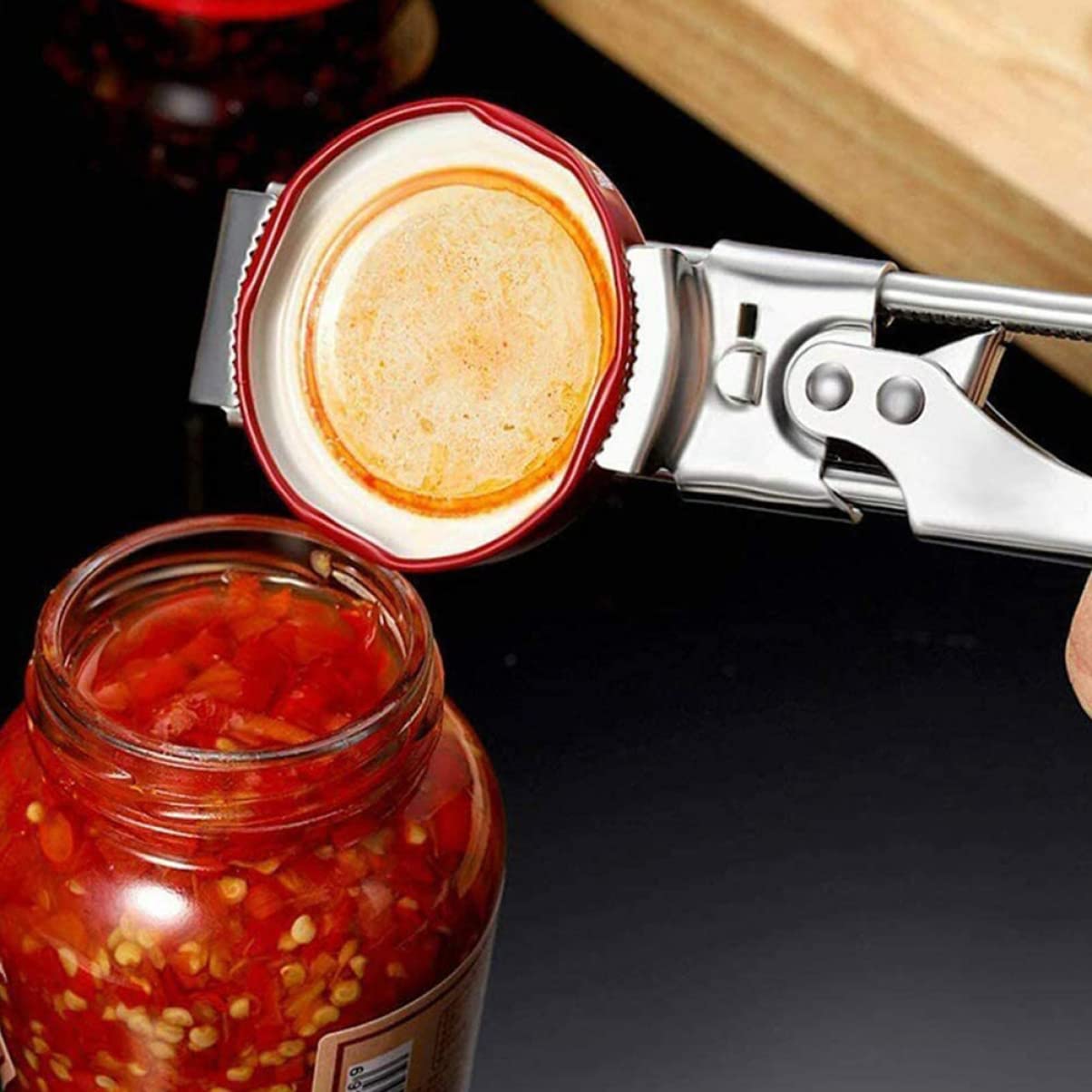 Hemoton Edelstahl-Flaschenöffner – Multifunktional Für Bier, Dosen & Gläser (16 Cm)