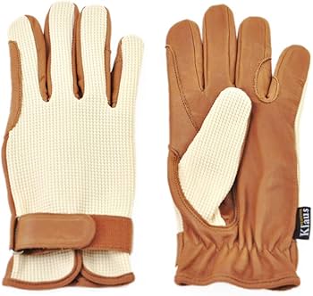 Amazon | Klaus 乗馬用 グローブ ワッフル・レザー手袋 KE1（ベージュ