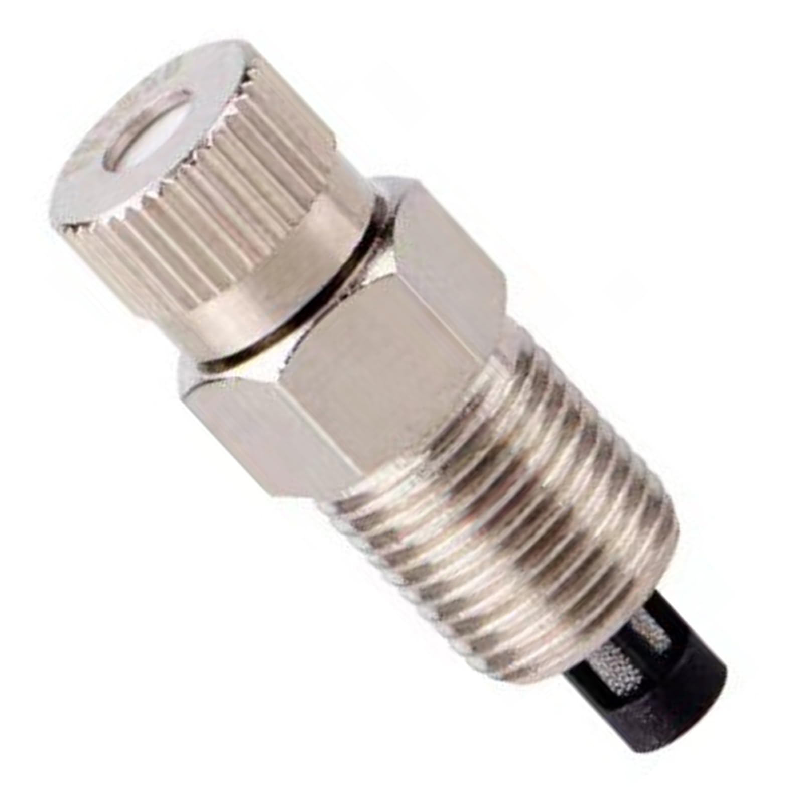 SOHNVWTGD 50 Pack Brass Misting Nozzles with Buiin Fier | High Pressure Atomizing Sprayer Heads for Outdoor Cooling Systems | G 1/8" Thread Fier Screen Orifice 0.2mm