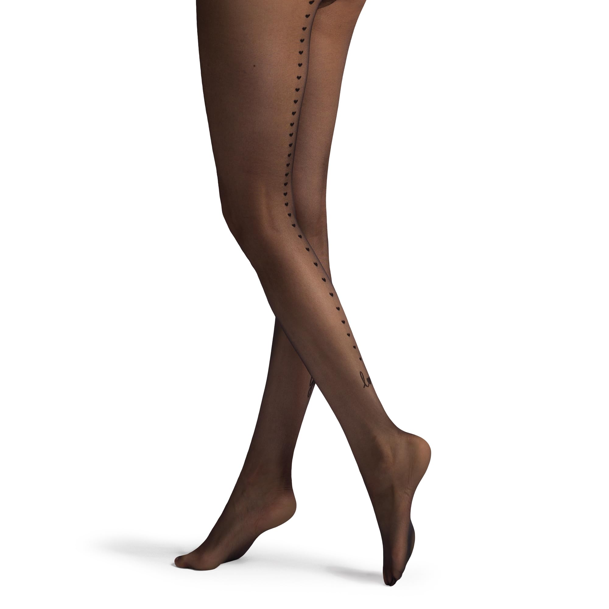 Hudson Damen Love You Gemustert Strumpfhosen (1er Pack)
