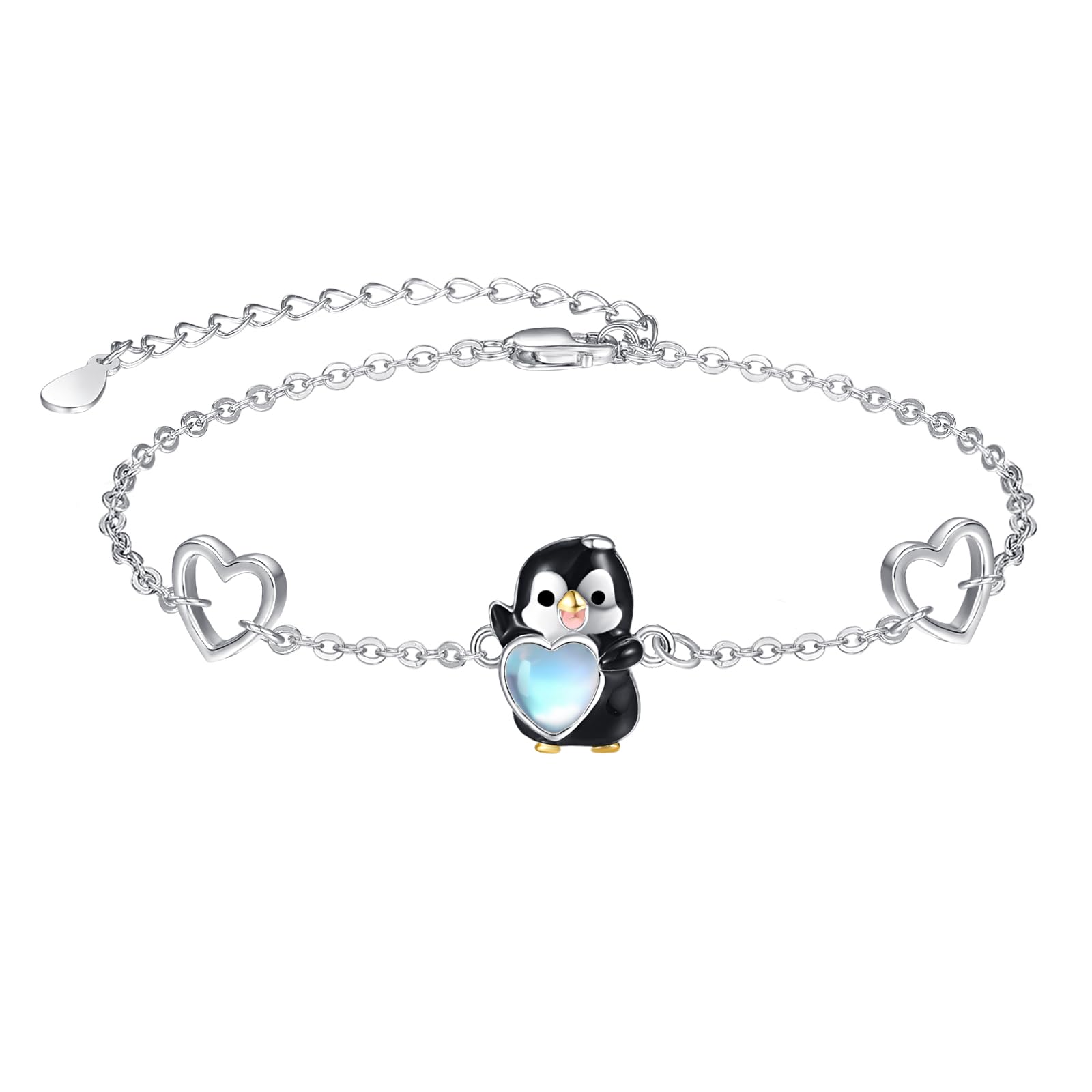 Palpitate Animal Bracelet 925 Sterling Silver Cute Animal Lover Jewelry Gifts for Women Daughter Her Adjustable