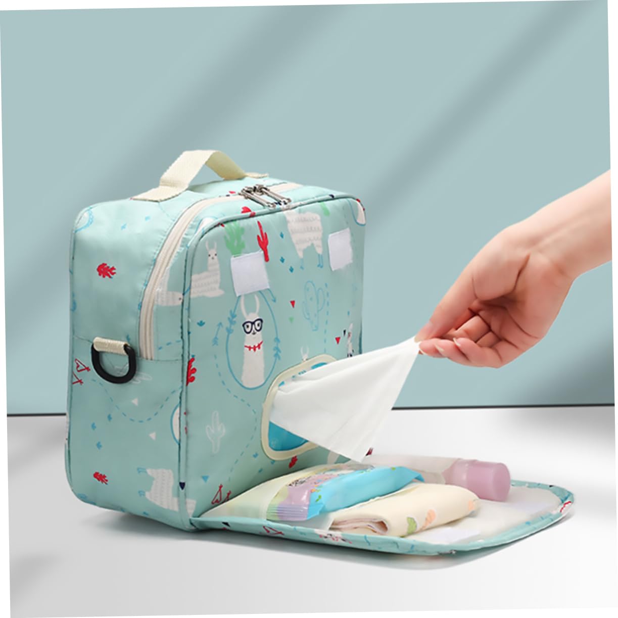 Abaodam 2piezas Bolsa De Almacenamiento De Reutilizable Diseño Contenedor Organizador De para Bebés para y