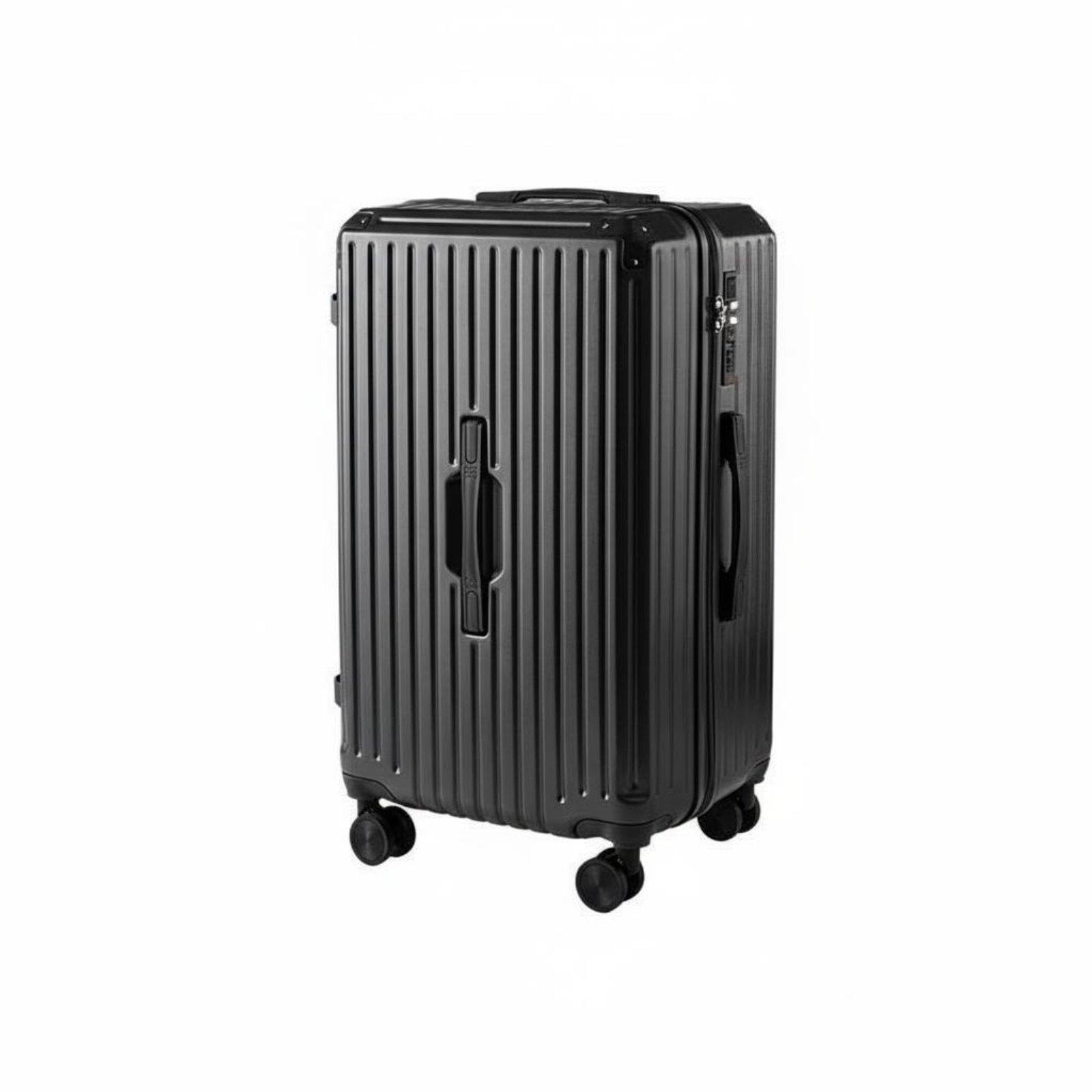 CALANDIS Trolley Travel Case Large Capacity Luggage with Rotating Wheels Suitcase with Rotating Wheels for Commuters, Students, Business Trip Black 20 Inch-image-41