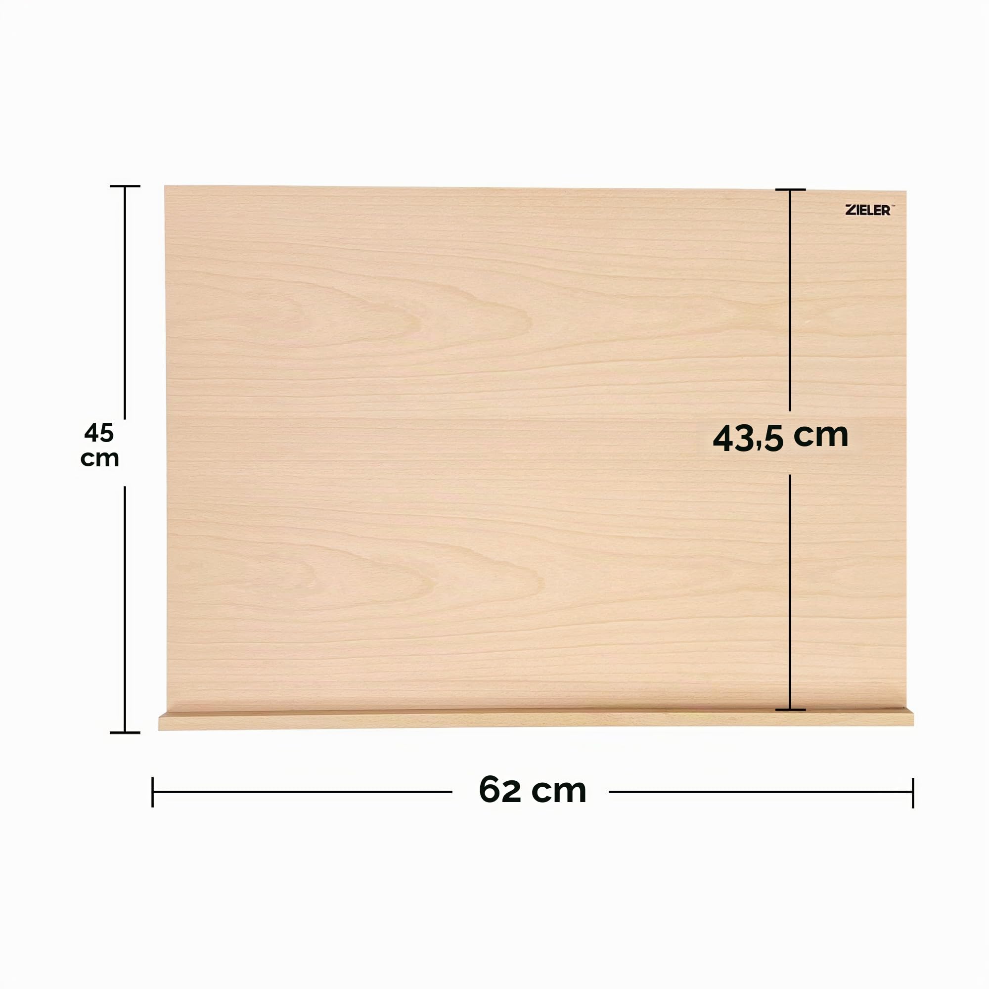 Chevalet/plateau de bureau ajustable de qualité supérieure pour tableaux - de Zieler®. Pour présentation, peinture, artisanat, calligraphie, croquis, dessin et planification - 5 angles différents A2