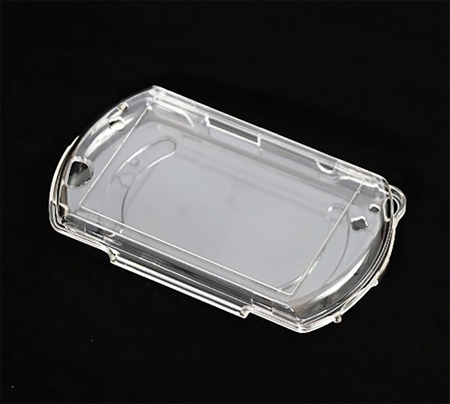 New for PSPGO Clear Crystal Shell Hard Protective Housing Case, Compatible with for Sony PlayStation GO Handheld Game Console, Split Type Scratch-Resistant Top / Bottom Outer Protection Covers