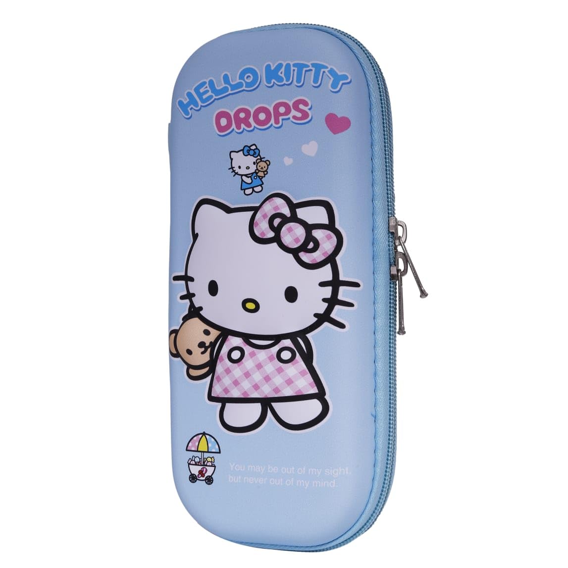 CherryBox Large Capacity Kitty Cartoon Cover Hard Top Pencil Case/Box/Pouch for Kids (Blue) (B0CD4FYSWF) Amazon Price History, Amazon Price Tracker