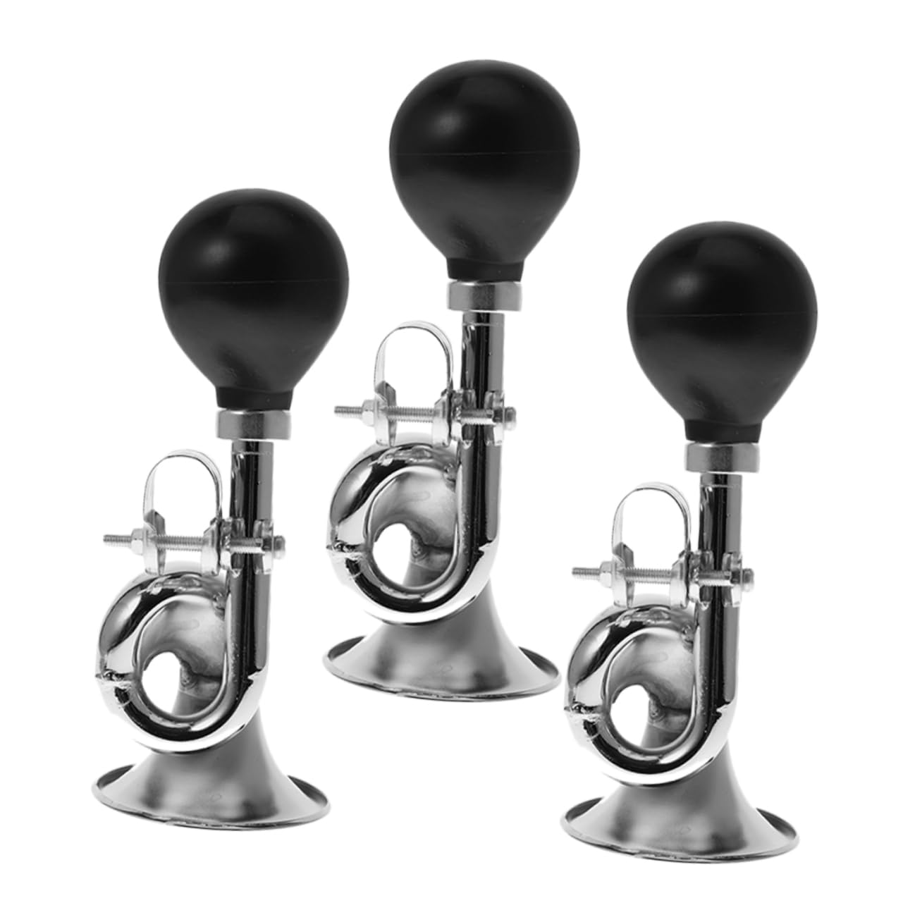 BESPORTBLE Professional Bike Horns 3pcs Bicycle Bells Loud and Bike Horns for Adults Handlebar Mount