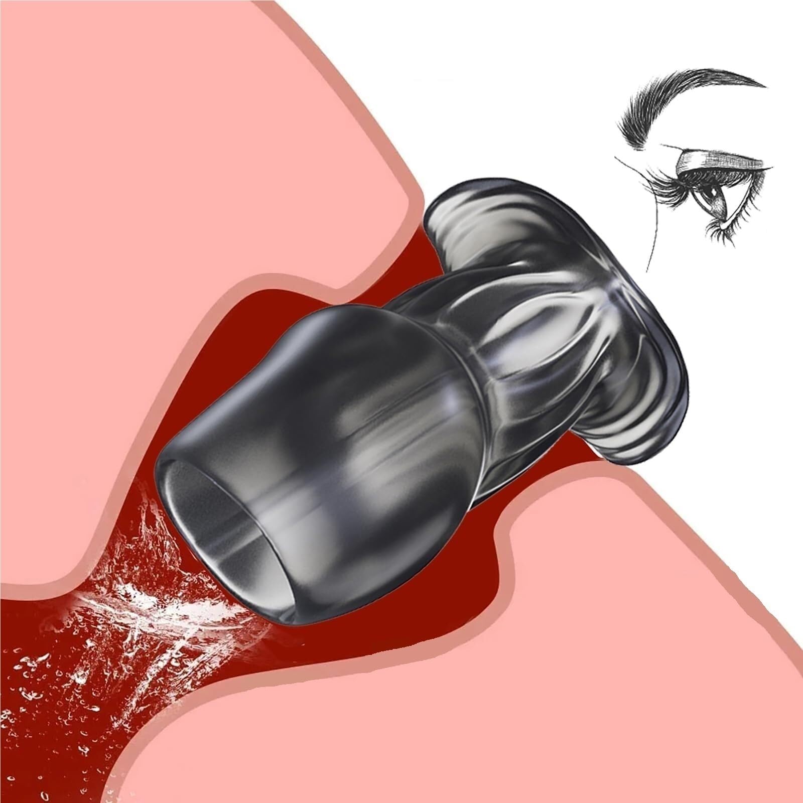 Tapón Anal Hueco, Expansión, Espéculo, Expansor De Ano for Ducha, Dilatador Vagina, Masaje Próstata, Enema, Túnel
