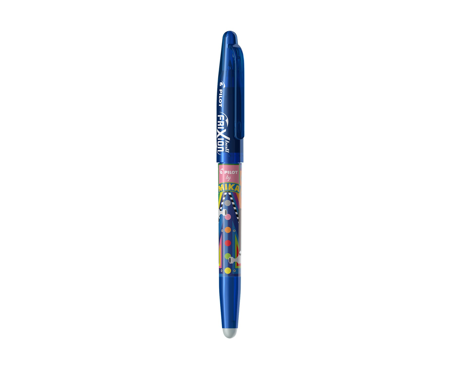 PILOTFriXion BALL 07 MIKA design Erasable Pen Blue Ink (Each)