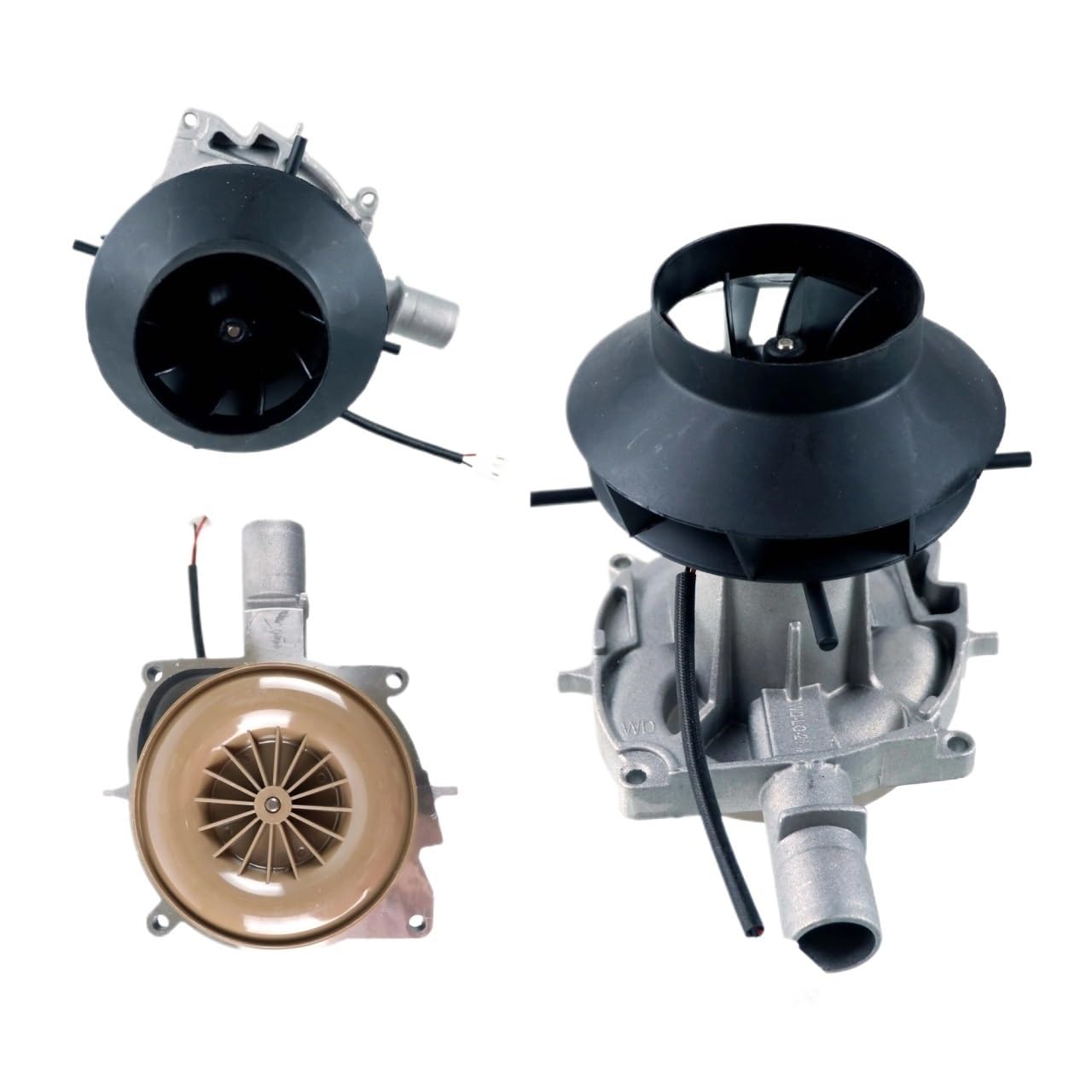 Calentador de Aire diésel de 12V y 5kW, Conjunto de Motor de Ventilador, Rueda de Viento, Ajuste Interno for Calentadores Chinos, Coche, camión y Furgoneta(12V 5KW Fan Motor)
