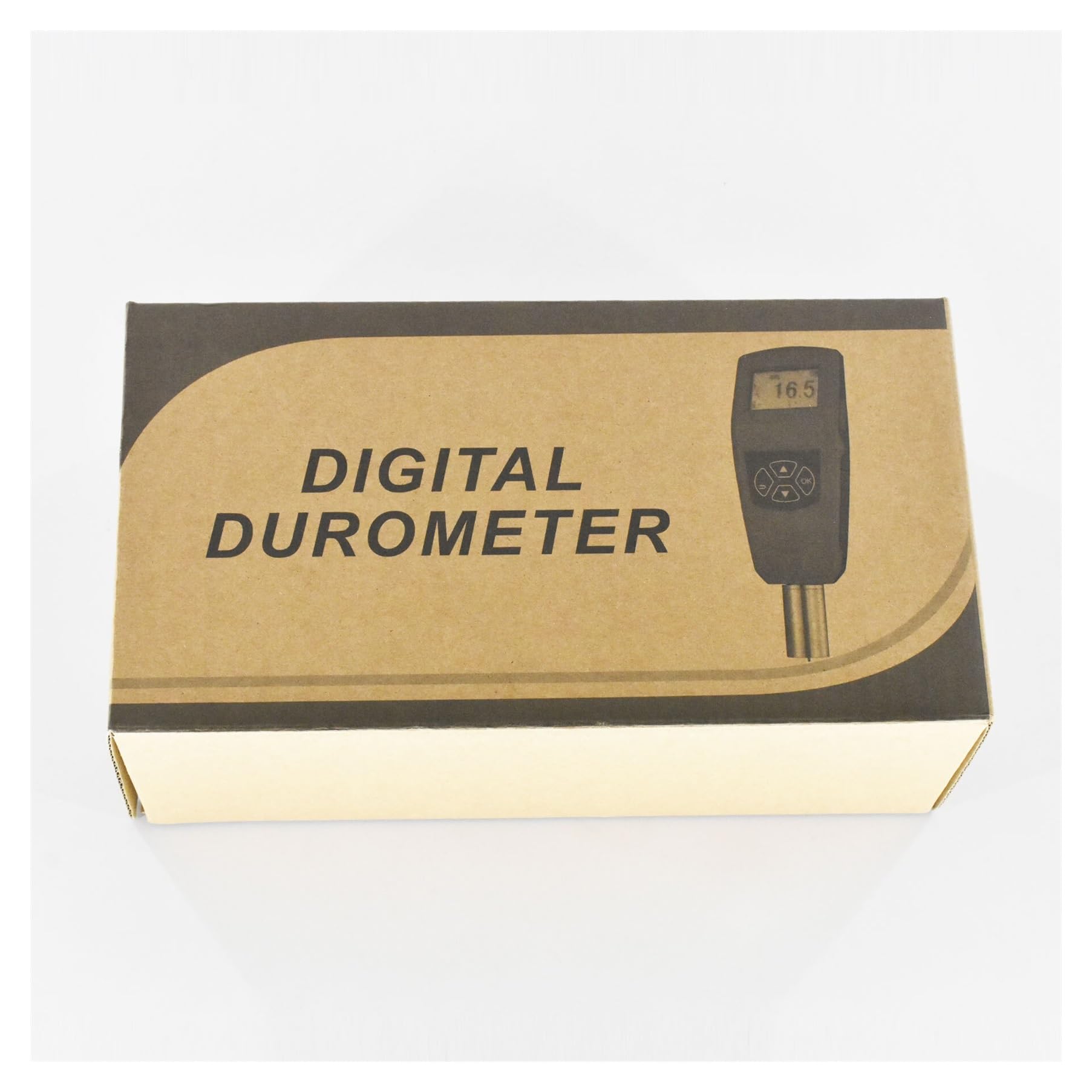 Medidor de Dureza, Durómetro Digital portátil de caucho Natural, probador de dureza Shore de fieltro for cueros, rango 0-100H con 500 lecturas