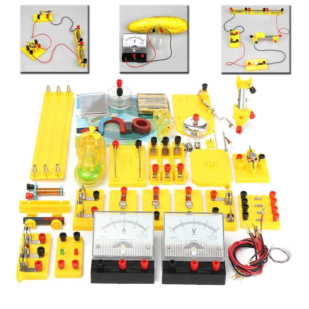 Attrezzature per Laboratori fisici Esperimenti di Fisica Elettricità Impara Test Attrezzature di Fisica elettromagnetica Esperimento scientifico Fai da Te